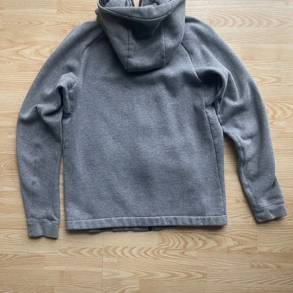 Nike Gray Fleece-Lined Zip-Up Hoodie, size M - Picture 2 of 6